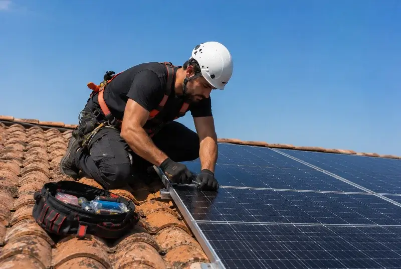 Maintenance et monitoring de panneaux solaires à Habère-Lullin